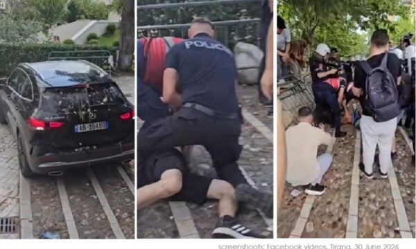 Αλβανία: Επεισόδια και συλλήψεις – Διαδηλωτές πέταξαν αυγά σε αυτοκίνητα βουλευτών – ΒΙΝΤΕΟ