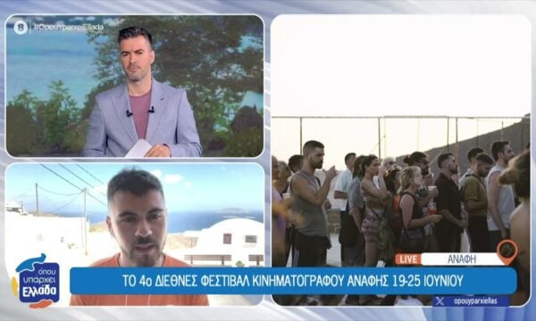 4ο Διεθνές Φεστιβάλ Κινηματογράφου Ανάφης 19-25 Ιουνίου