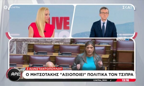 Α. Πορτοσάλτε για Κωνσταντοπούλου: «Το να βγαίνεις να αμφισβητείς 9-10 δημοσκοπήσεις σημαίνει ότι κάτι δεν πάει καλά εγκεφαλικά»