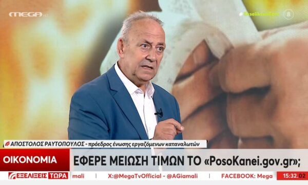Α. Ραυτόπουλος: «Το e-katanalotis ήταν πιο πλήρες από το Posokanei»
