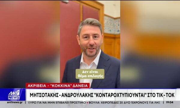 Ακρίβεια – “Κόκκινα δάνεια”: Μητσοτάκης και Ανδρουλάκης “κονταροχτυπιούνται” στο TikTok