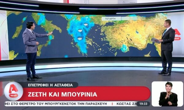 Αλλάζει ο καιρός, επιστρέφει η αστάθεια