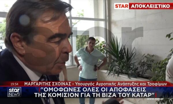 Αναφορά στο ένταλμα για τον Μ. Σχοινά – Τι απαντά ο ίδιος στο STAR