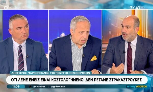 Δ. Μαρκόπουλος: «Ότι λέμε εμείς είναι κοστολογημένο, δεν πετάμε στρακαστρούκες»