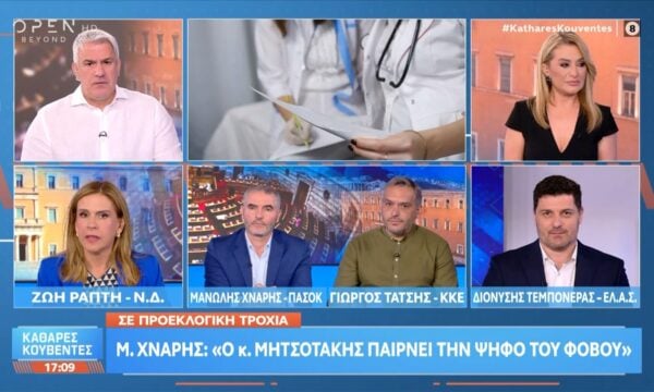 Δ.Τεμπονέρας: «Η πολιτική Μητσοτάκη κάνει ξέπλυμα»