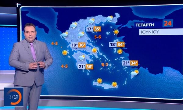 Δελτίο καιρού 23/06/2026