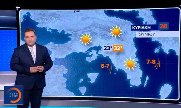 Δελτίο καιρού 27/06/2026