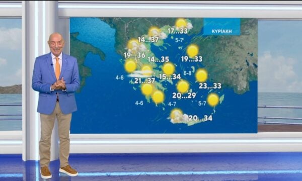 Δελτίο καιρού στις 20:00 – 26-06-2026