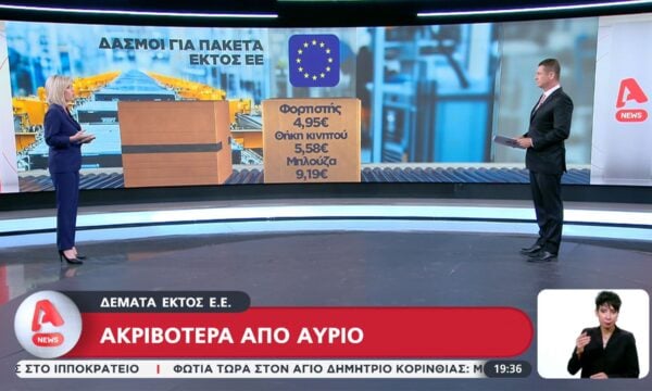 Δέματα εκτός ΕΕ: Ακριβότερα από αύριο