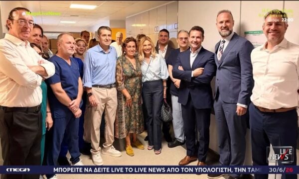 Επέστρεψε στον Ευαγγελισμό για να ευχαριστήσει τους γιατρούς του ο Γ. Μυλωνάκης