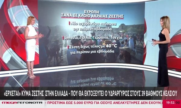 Έρχεται τρίτο κύμα καύσωνα στην Ευρώπη – Οι περιοχές που επηρεάζονται στην Ελλάδα