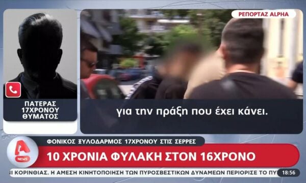 Φονικός ξυλοδαρμός 17χρονου στις Σέρρες – 10 χόνια φυλακή στον 16χρονο