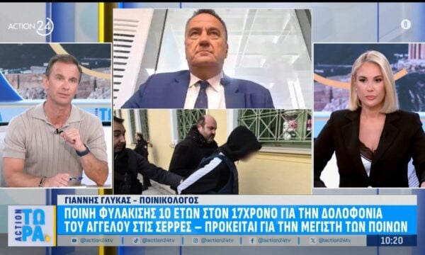 Γλύκας για 10ετή ποινή φυλάκισης στον 17χρονο στις Σέρρες: «Στις φυλακές δυστυχώς υπάρχουν συμμορίες»