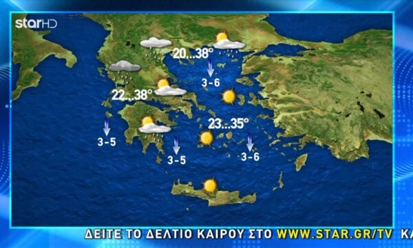 H πρόγνωση του καιρού (01/07)