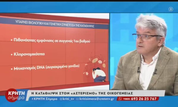 Η κατάθλιψη στον “αστερισμό ” της οικογένειας