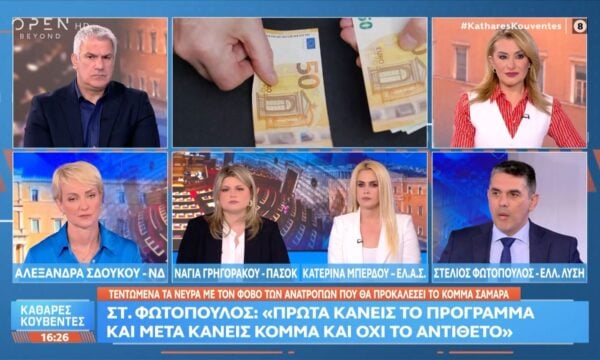 Κ.Μπέρδου: «Το πρόγραμμα μας είναι κοστολογημένο αλλά δεν εχει ακόμα παρουσιαστεί»