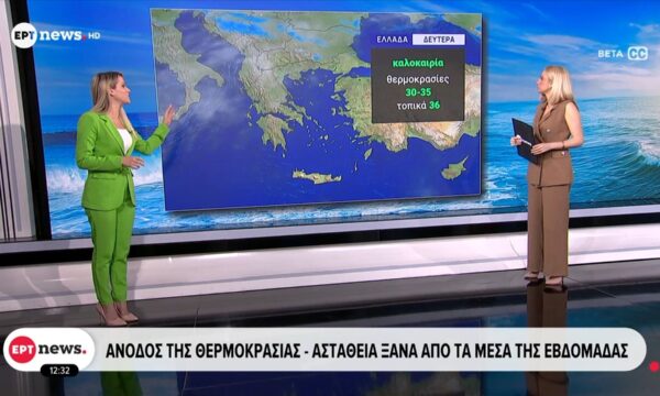Καιρός | Άνοδος της θερμοκρασίας – Αστάθεια ξανά στα μέσα της εβδομάδας