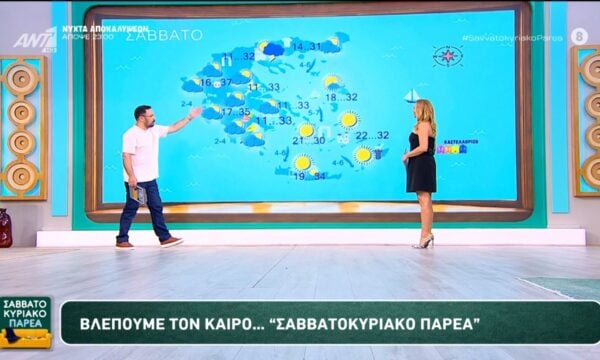 Καιρός – Σαββατοκύριακο Παρέα – 20/06/2026
