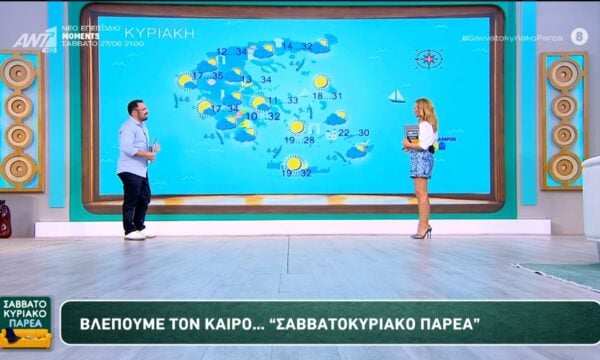 Καιρός – Σαββατοκύριακο Παρέα – 21/06/2026
