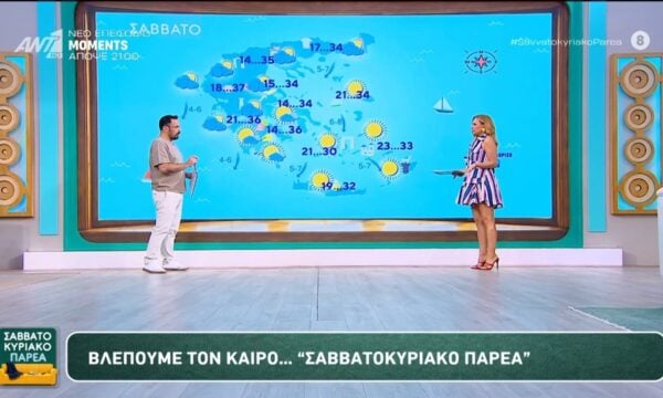 Καιρός – Σαββατοκύριακο Παρέα – 27/06/2026