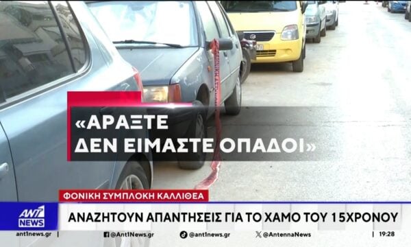 Καλλιθέα: Νέα στοιχεί για την δολοφονία του 15χρονου