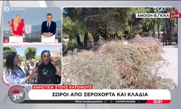 Κάτοικος Άνοιξης για τη σωρό από ξερόχορτα: «Είναι η χαρά του πυρομανή – ‘Εχει έτοιμο υλικό»