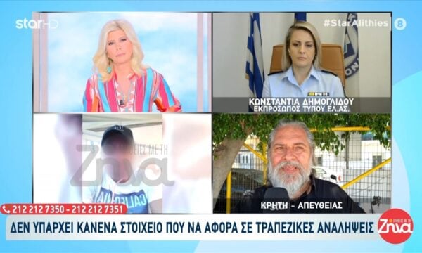 Κρήτη: Κανένα στοιχείο αναφορικά με τραπεζικές αναλήψεις – Αναμένονται στοιχεία από την άρση απορρήτου