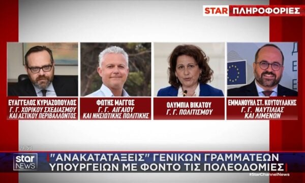 “Μίνι ανασχηματισμός” γραμματέων με φόντο την υπόθεση με τις πολεοδομίες – Τα καινούργεια πρόσωπα
