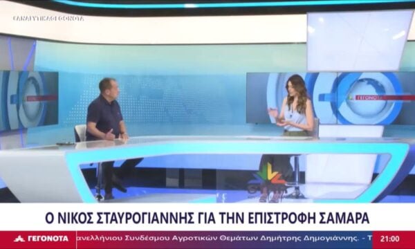 Ν. Σταυρογιάννης για το κόμμα Καρυστιανού: «Για να κάνουμε συζητήσεις πολιτικές πρέπει να έχουμε και θέσεις πολιτικές»