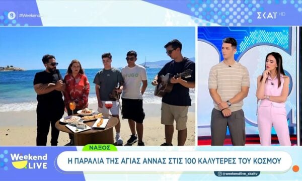 Νάξος | Η παραλία της Αγίας Άννας στις 100 καλύτερες παραλίες του κόσμου