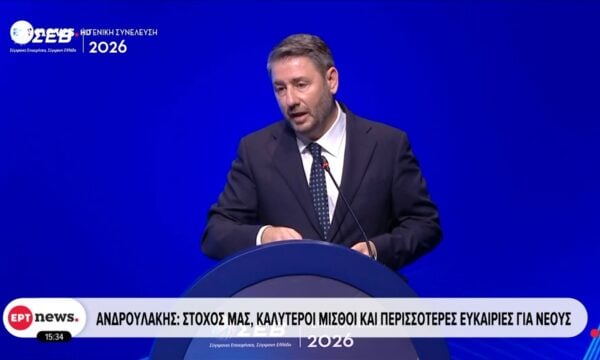Νίκος Ανδρουλάκης στο ΣΕΒ: Να περάσει η χώρα από την παρακμή σε νέα εποχή προόδου