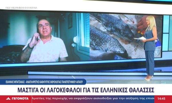Ο Αναπληρωτής Καθηγητής Ιχθυολογίας Πανεπιστημίου Αιγαίου, Ι. Μπαρτζάκας στο STAR