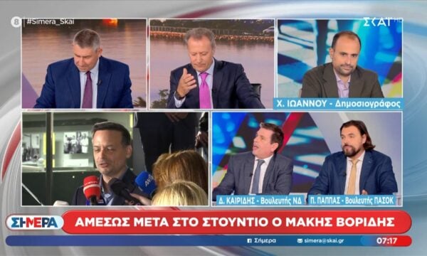 Ο Δ. Καιρίδης και ο Π. Παππάς στο “Σήμερα”