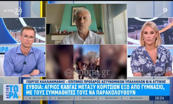 Ο Γ. Καλλιακμάνης για τον άγριο καβγά κοριτσιών έξω από Γυμνάσιο στην Εύβοια