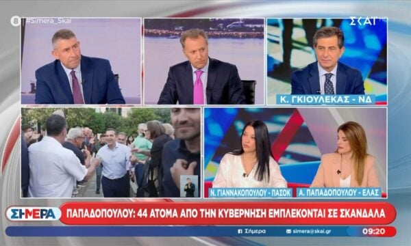 Ο Κ. Γκιουλέκας, η Ν. Γιαννακοπούλου και η Α. Παπαδοπούλου στο “Σήμερα”