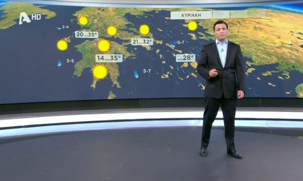 Ο καιρός την Κυριακή (21/06)