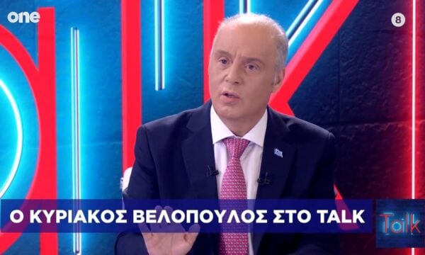 O Kυριάκος Βελόπουλος στην εκπομπή Talk με τον Τάκη Χατζή