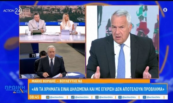 Ο Μάκης Βορίδης για την υπόθεση Αβραμόπουλου: «Το ένταλμα συλλήψεως μου φαίνεται ακραίο μέτρο εφόσον δεν υπάρχει κίνδυνος φυγής»