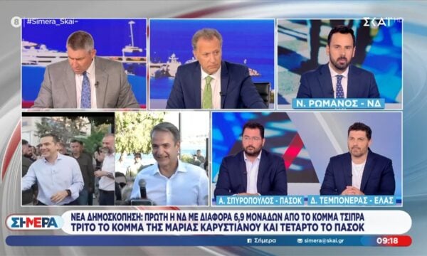 Ο Ν. Ρωμανός, ο Α. Σπυρόπουλος και ο Δ. Τεμπονέρας στο “Σήμερα”
