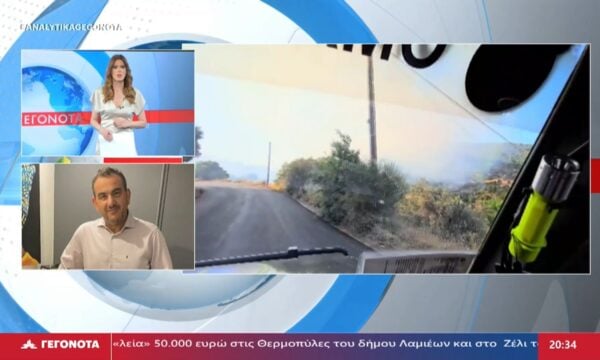 Ο Πρόεδρος Αλμυροποτάμου Εύβοιας, Χρήστος Γκότσης στο STAR