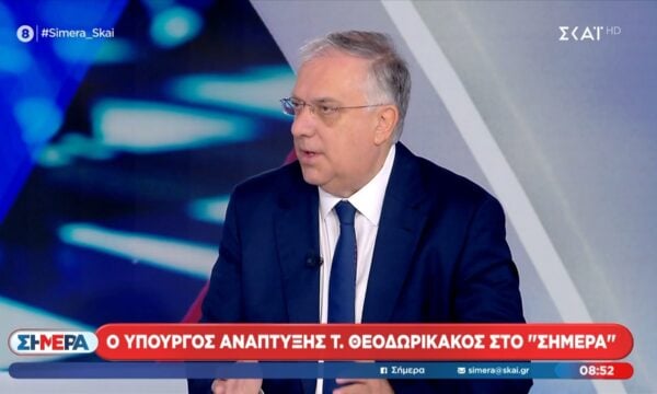 Ο Τάκης Θεοδωρικάκος στο “Σήμερα”