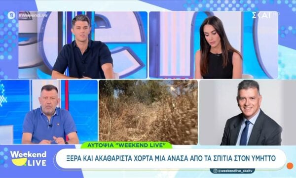 Ο Β. Κρητικός και ο Ι. Μάδης μιλούν για τα ακαθάριστα οικόπεδα στον Υμηττό