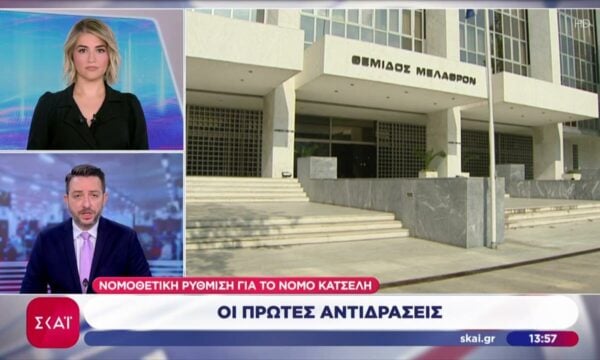 Οι πρώτες αντιδράσεις για την νομοθετική ρύθμιση για το νόμο Κατσέλη