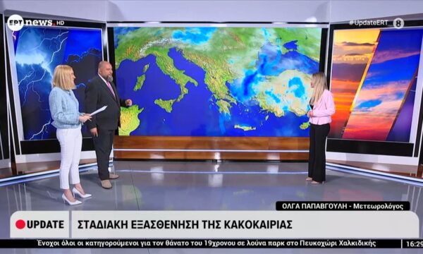 Πέφτει ελαφρώς η θερμοκρασία στα Ανατολικά – Ενισχύονται οι βοριάδες στο Αιγαίο