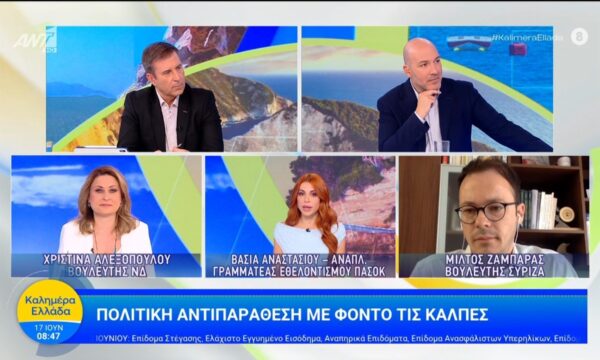 Πολιτική αντιπαράθεση με φόντο τις κάλπες  – Καλημέρα Ελλάδα – 17/06/2026