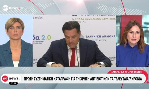 Πρώτη συστηματική καταγραφή για τη χρήση αντιβιοτικών τα τελευταία 7 χρόνια