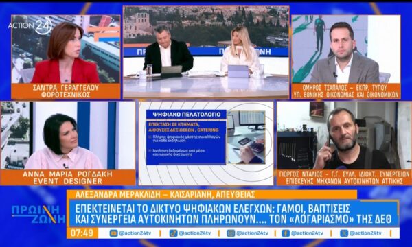 Ψηφιακοί έλεγχοι: Στο επίκεντρο γάμοι, βαπτίσεις & συνεργεία αυτοκινήτων