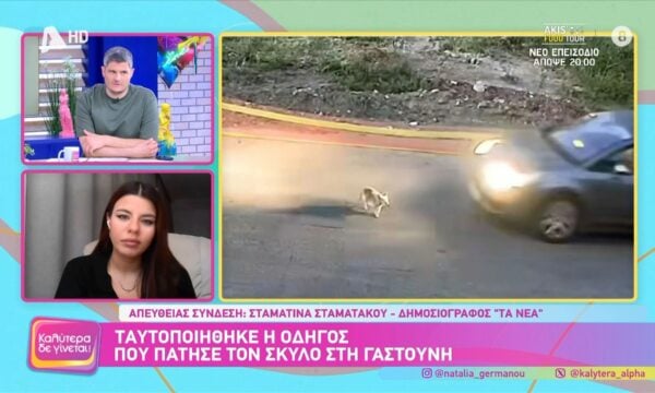 Σε πολλές αντιφάσεις έπεσε η 60χρονη οδηγός που πάτησε τον σκύλο στη Γαστούνη