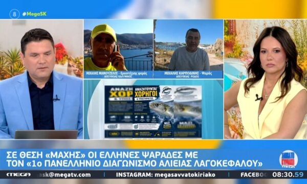 Σε θέση μάχης οι Έλληνες ψαράδες με τον «1ο Πανελλήνιο διαγωνισμό αλιείας λαγοκέφαλου»