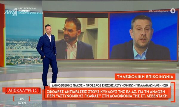 Σφοδρές αντιδράσεις στους κύκλους της ΕΛ.ΑΣ. για τη δήλωση περί “αστυνομικής γκάφας” στη δολοφονία της Στ. Λεβεντάκη
